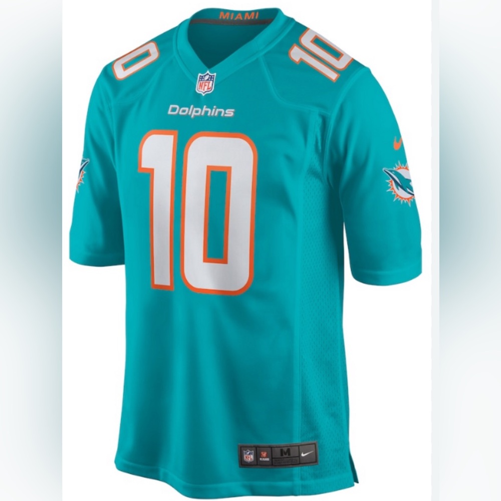 Miami Dolphins Teal Jersey #10 Tyreek Hill